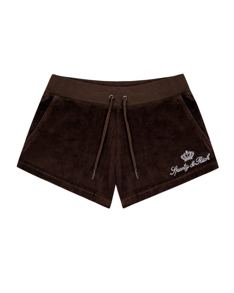 Juicy Script Velour Short