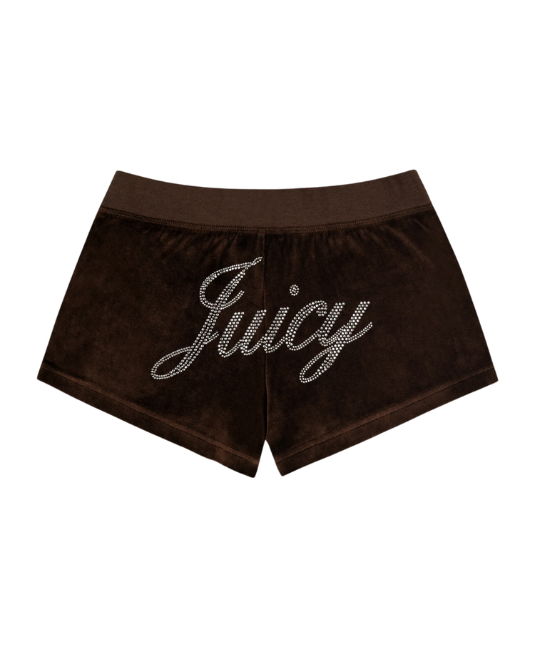 Juicy Script Velour Short