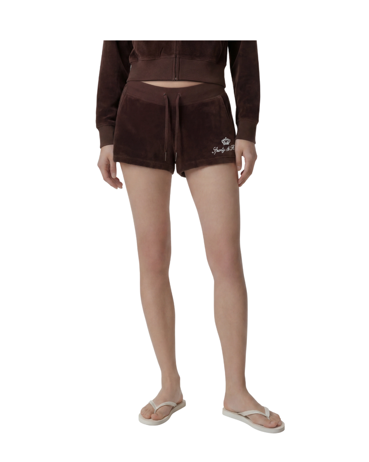 Juicy Script Velour Short