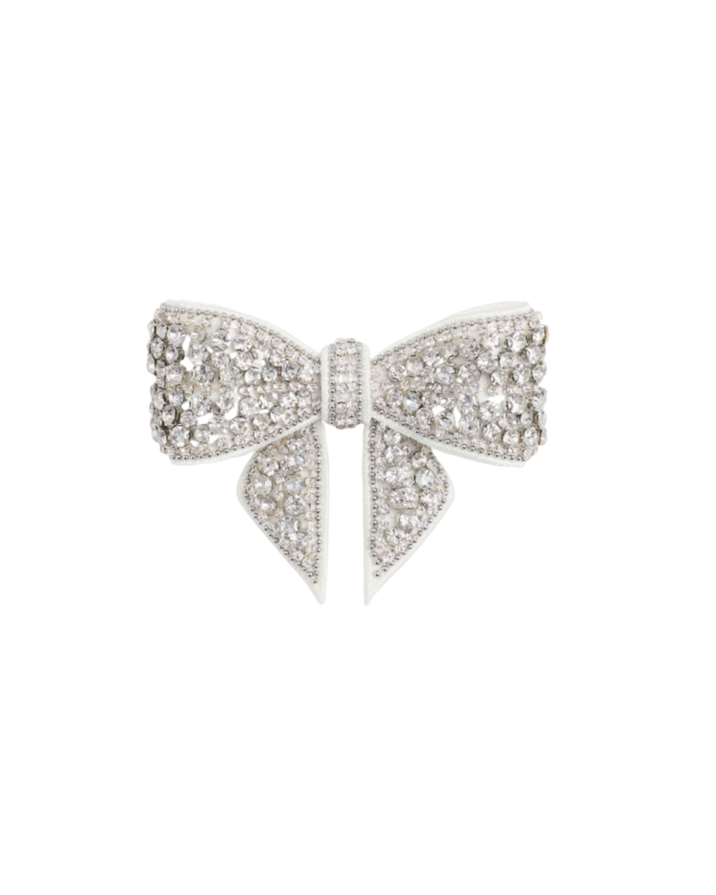 Crystal Embellished Bow Hairclip