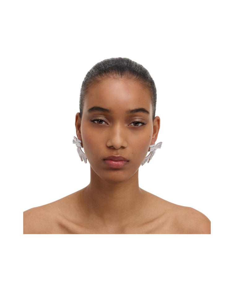 Crystal Bow Earrings