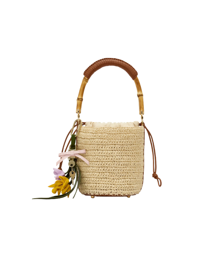 Soft Raffia Bucket Bag
