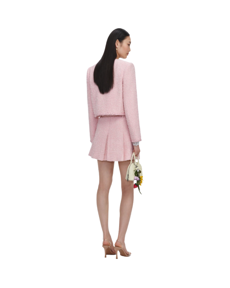 Pink Boucle Jacket