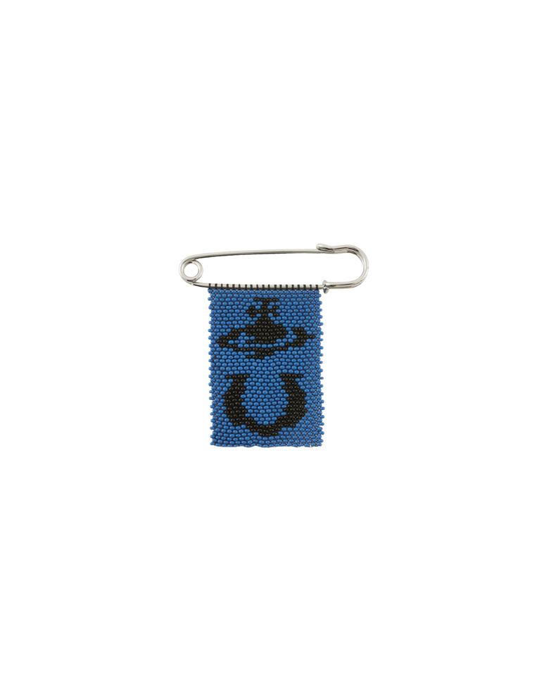 Beaded Charm Pin