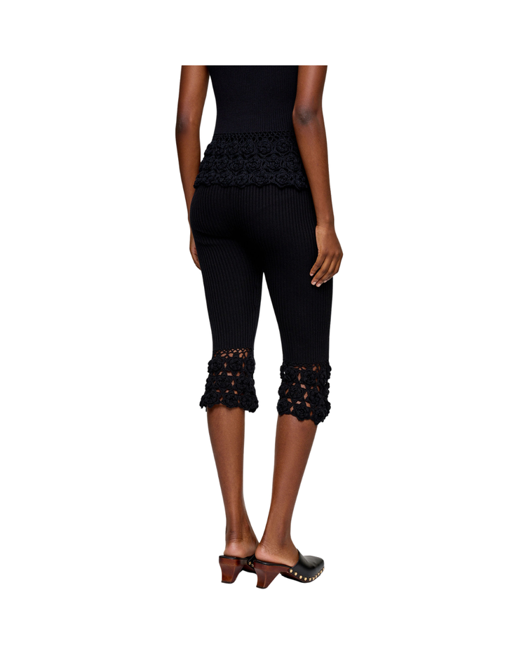Trousers in Cotton Crochet