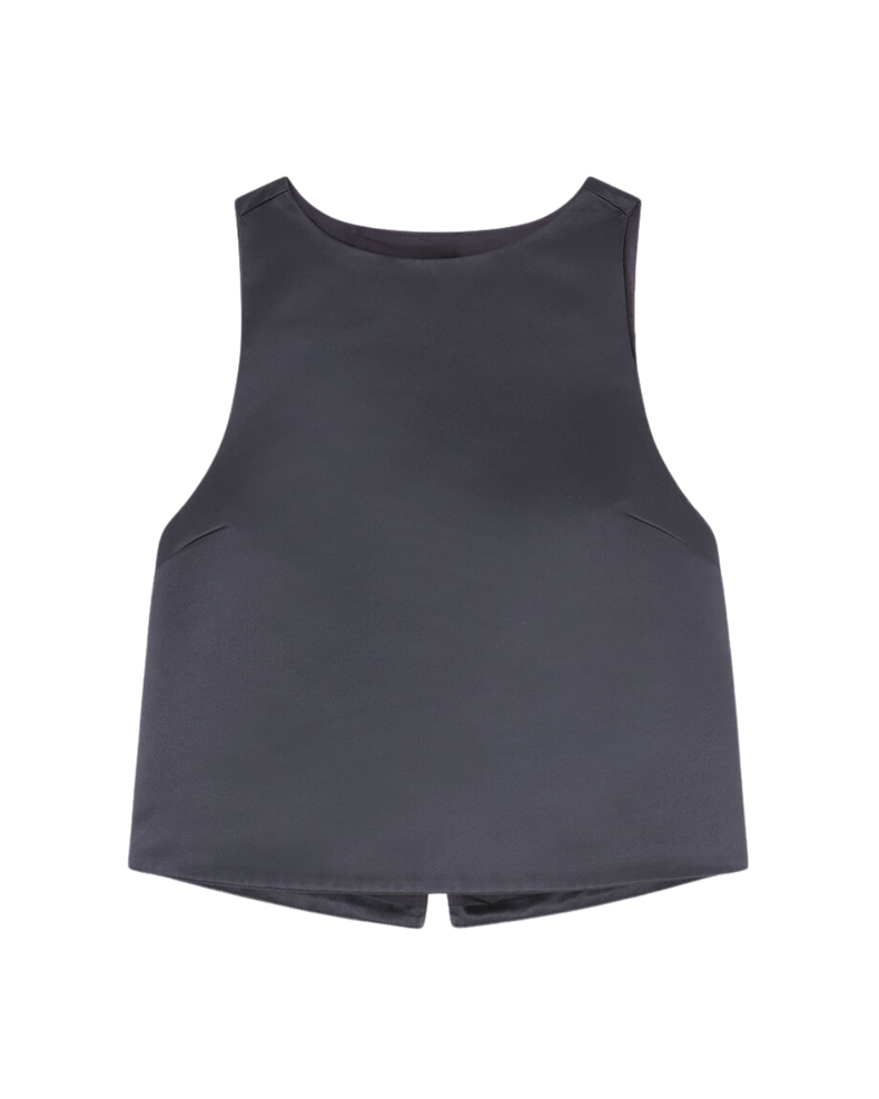 Top in Black Satin