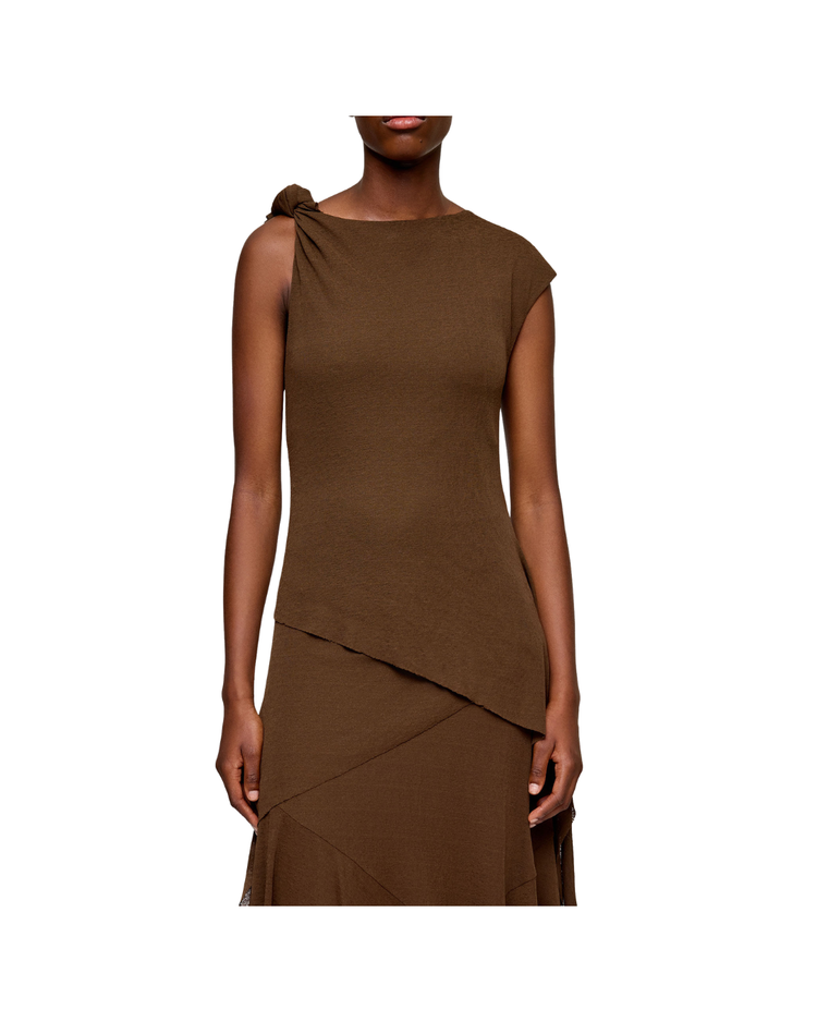 Long Dress in Marl Mesh