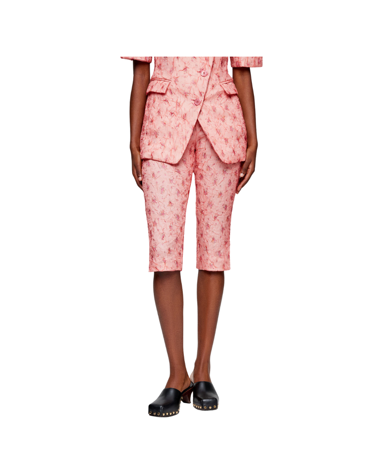 Capri Trousers in Shibori Organza