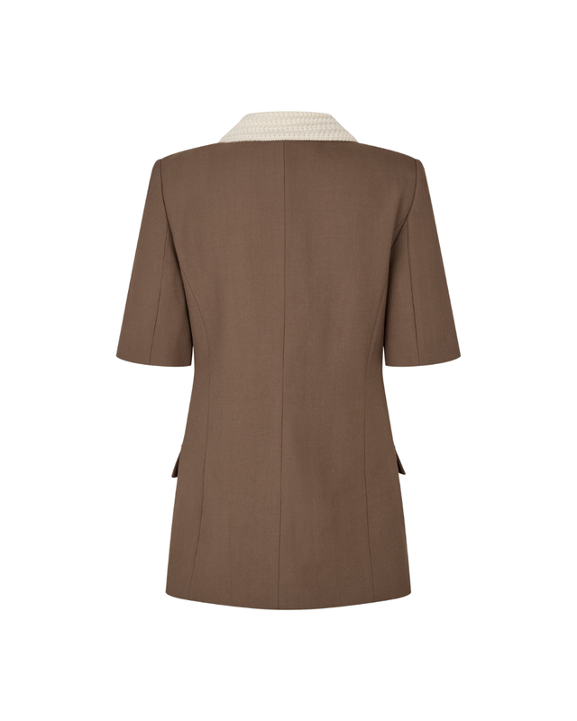Boxy Short Sleeve Tailoring Jacket