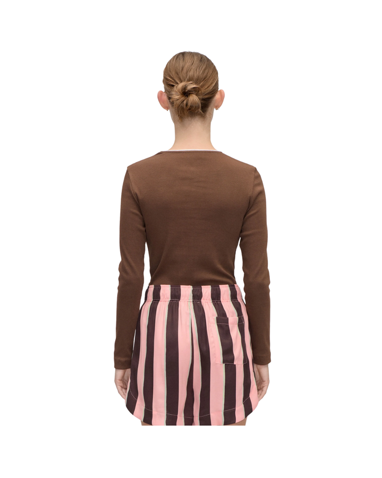 Long Sleeve Rib Top