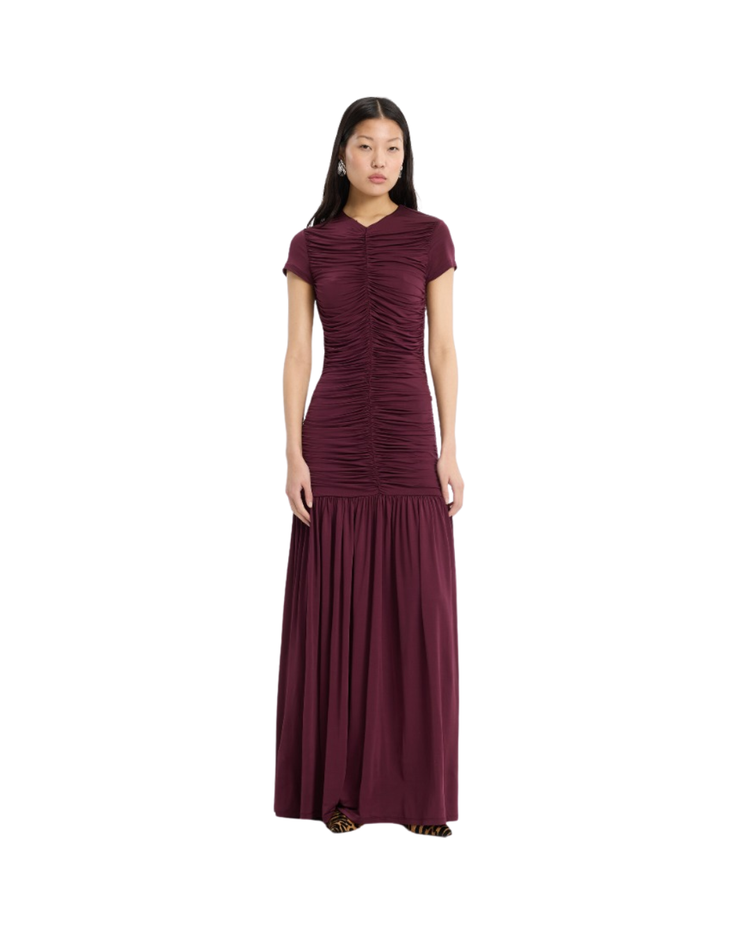 Gathered Maxi Dress