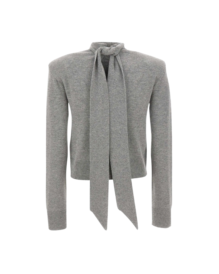 Wool Bow Ls Top