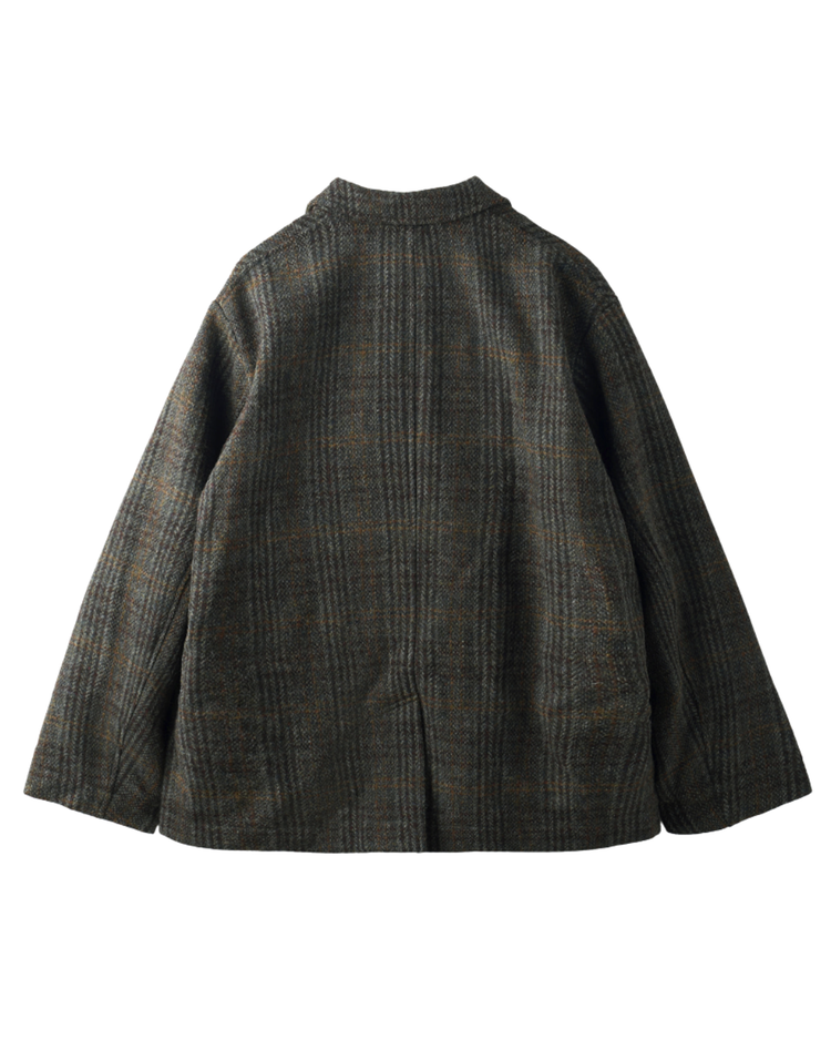 Harris Tweed Four-button Coverall Jacket