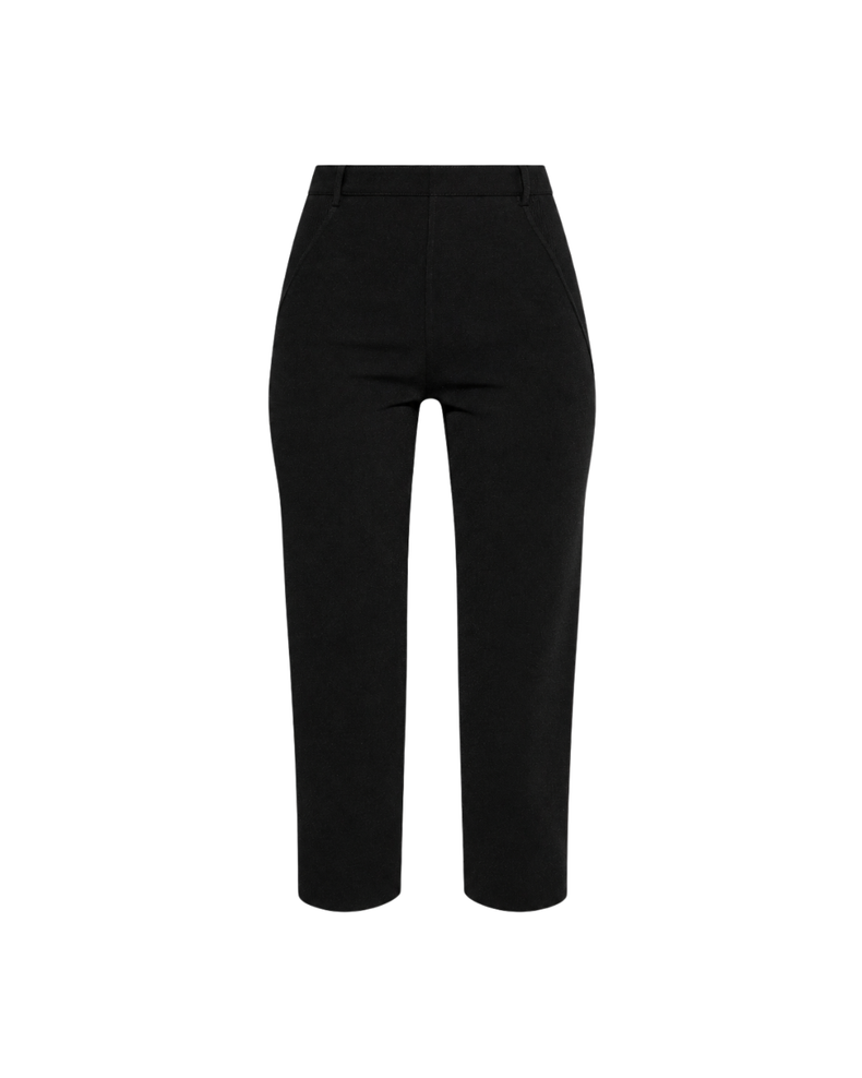 Black Capri Knit Leggings