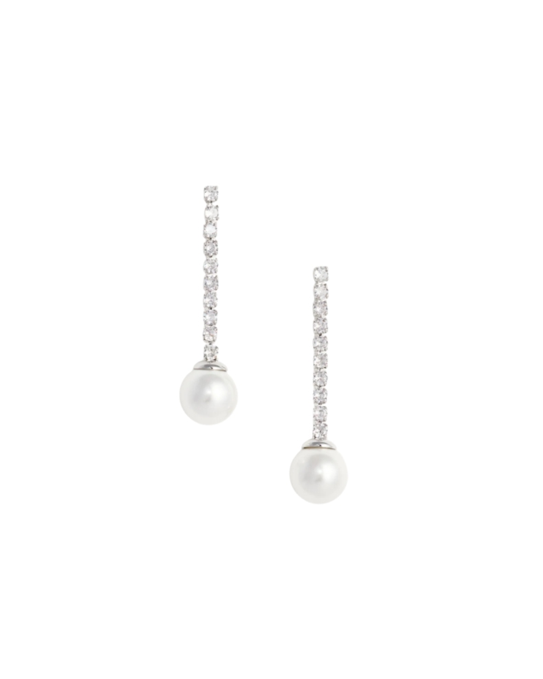 Crystal Pearl Droplet Earring