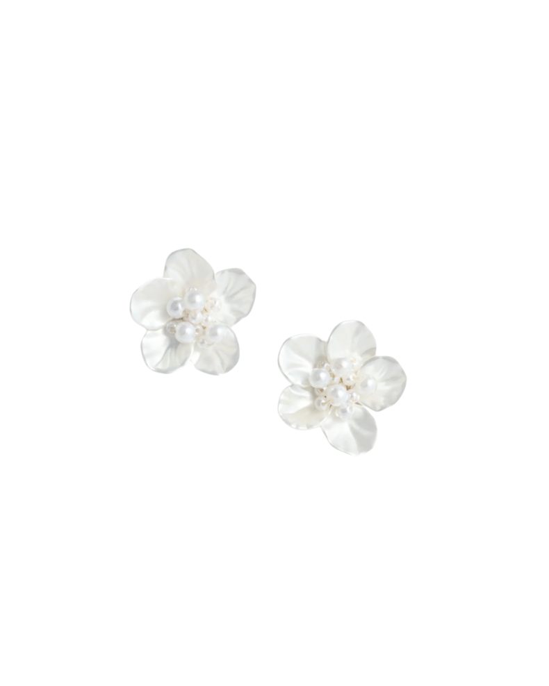 Pearl Flower Earring