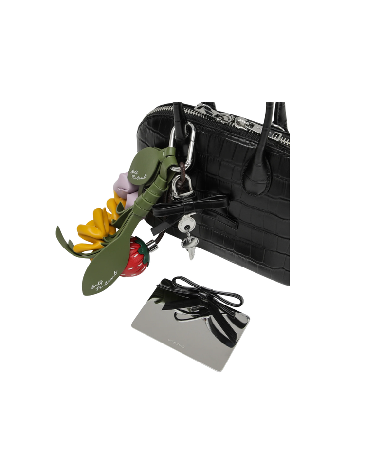 Croc Leather Toast Mini Bag