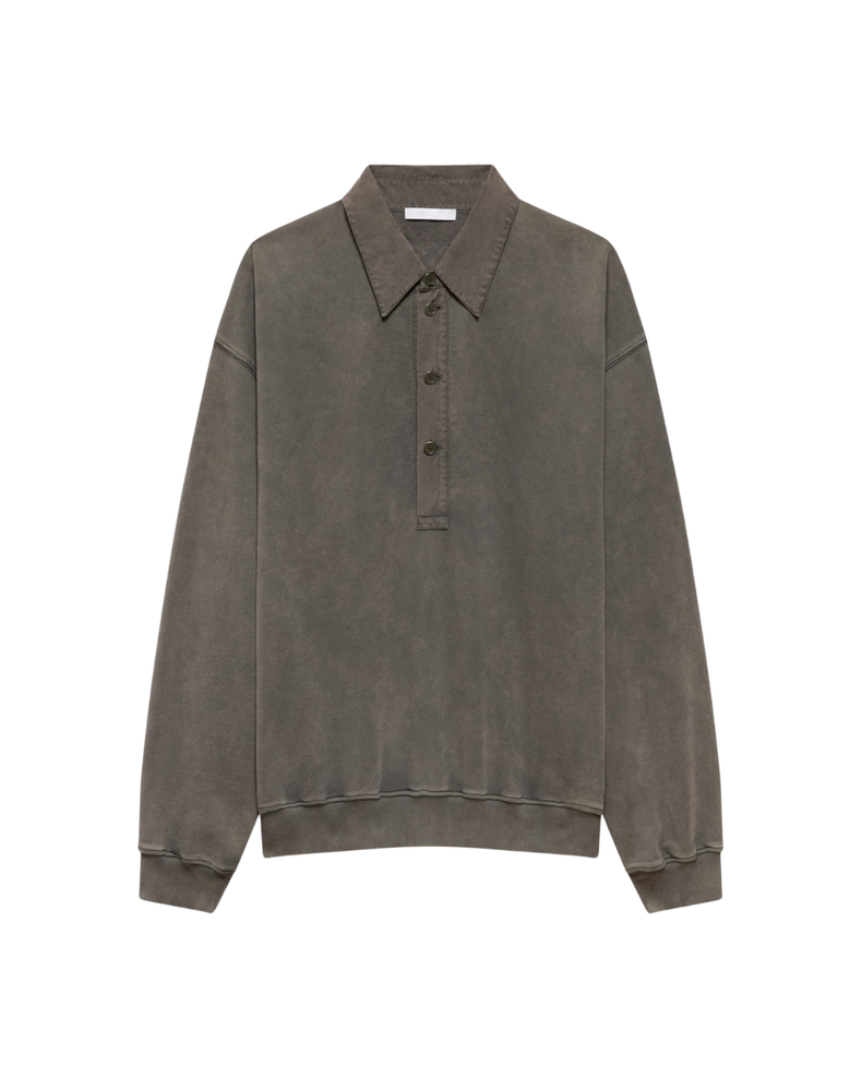 Garment-Dyed Terry Polo