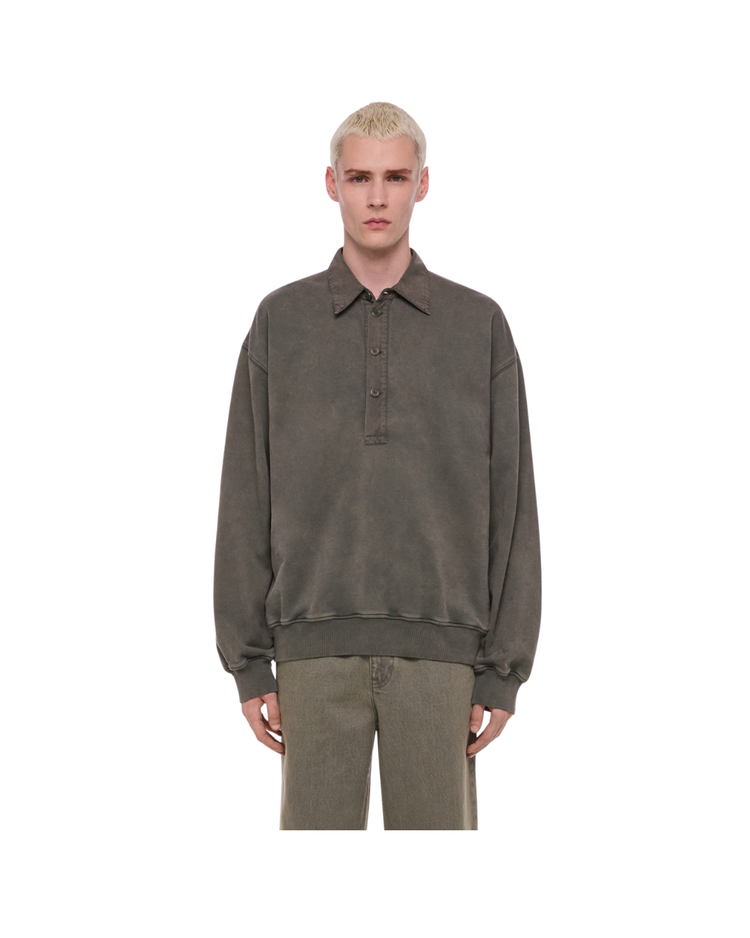 Garment-Dyed Terry Polo