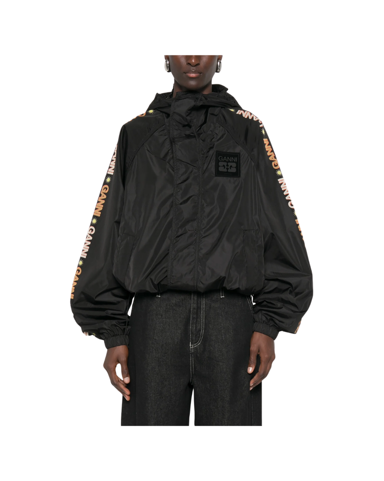 Placement Printed Flyweight Nylon Jacket