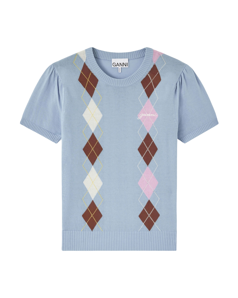 T-shirt in Argyle