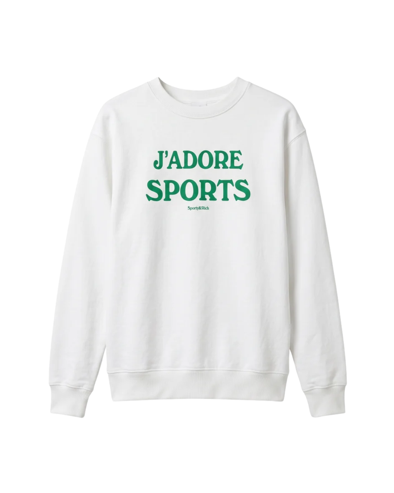 Jadore Flocked Crewneck