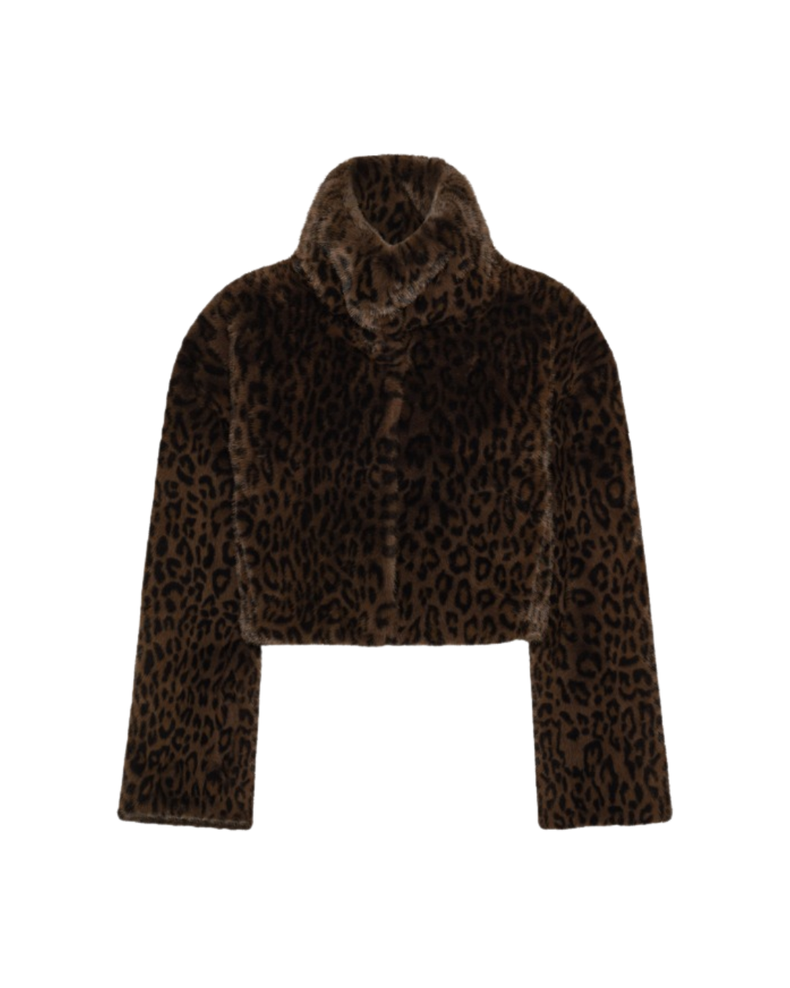 Faux Fur Crop Jacket