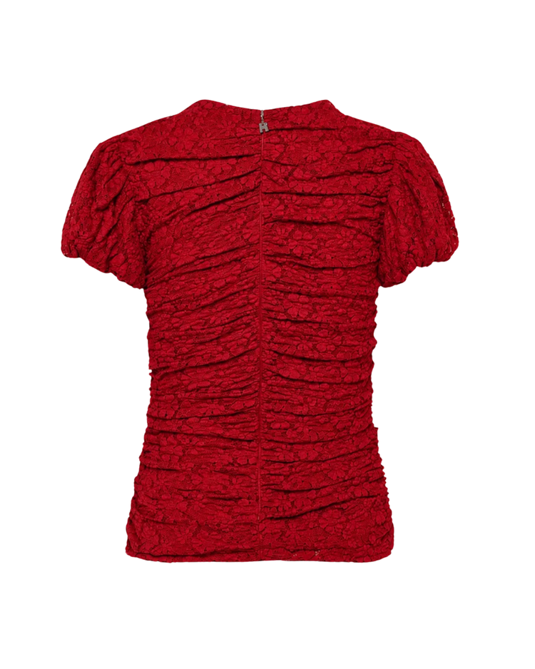 Lace Ruched Top
