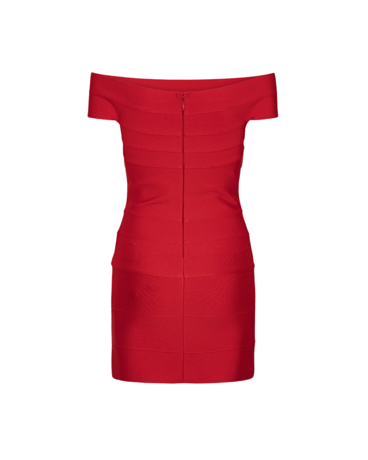 Mini Fitted Knit Dress