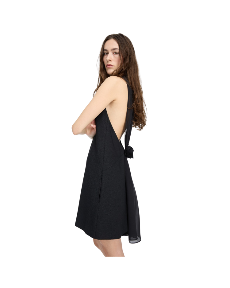 Crepe Mini A-line Dress