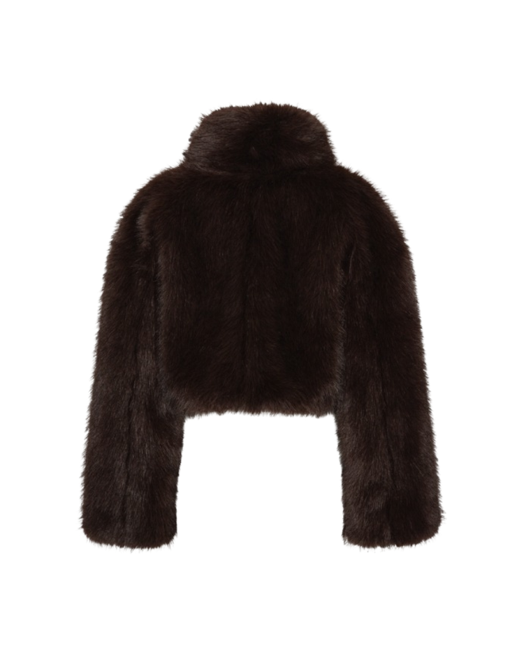 Faux Fur Cropped Jacket