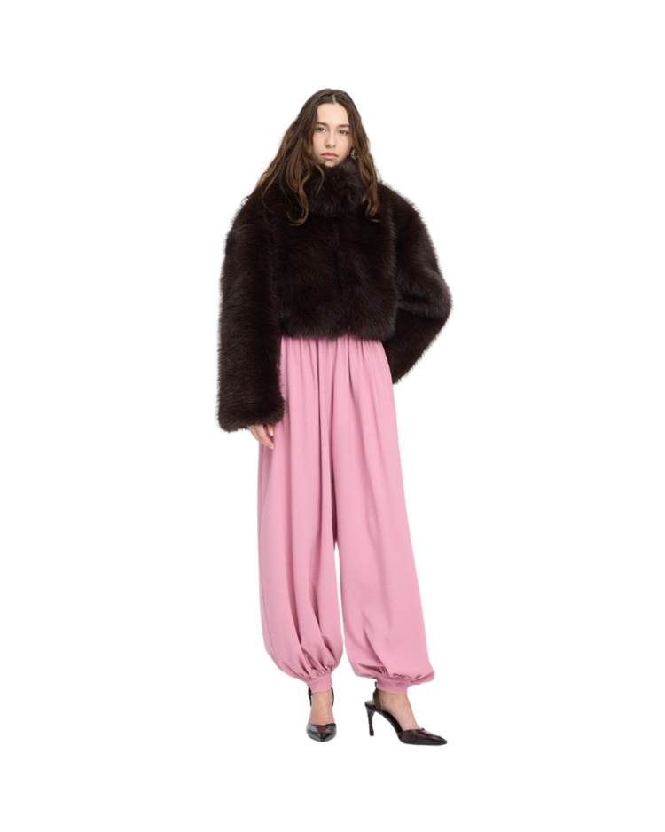 Faux Fur Cropped Jacket
