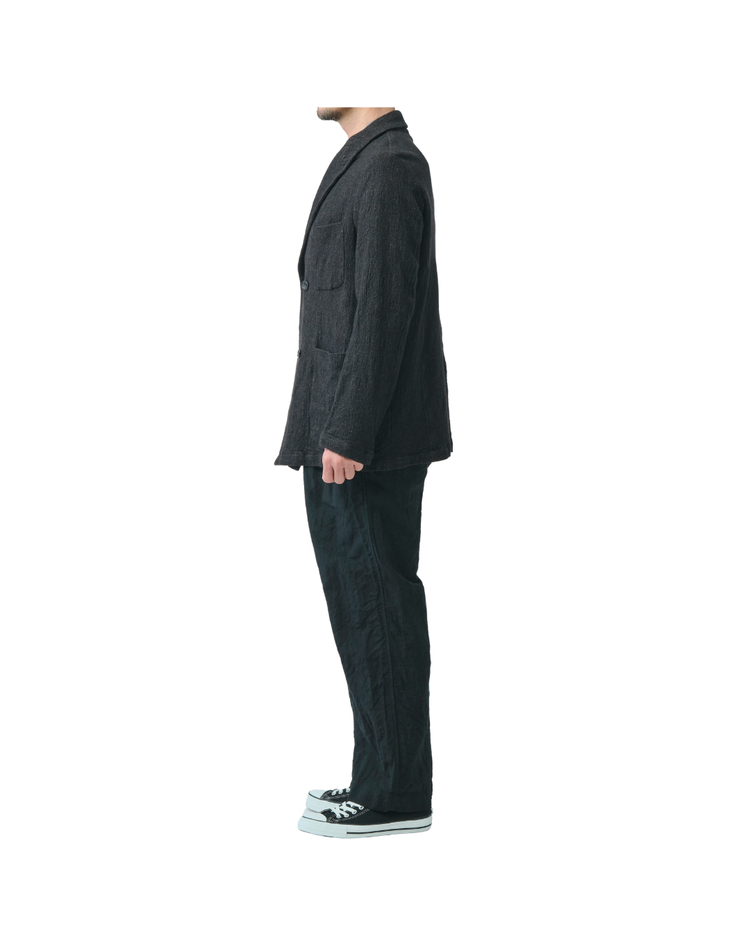 WO/LI Pinstripe Washed Double Breasted Tailored Jacket
