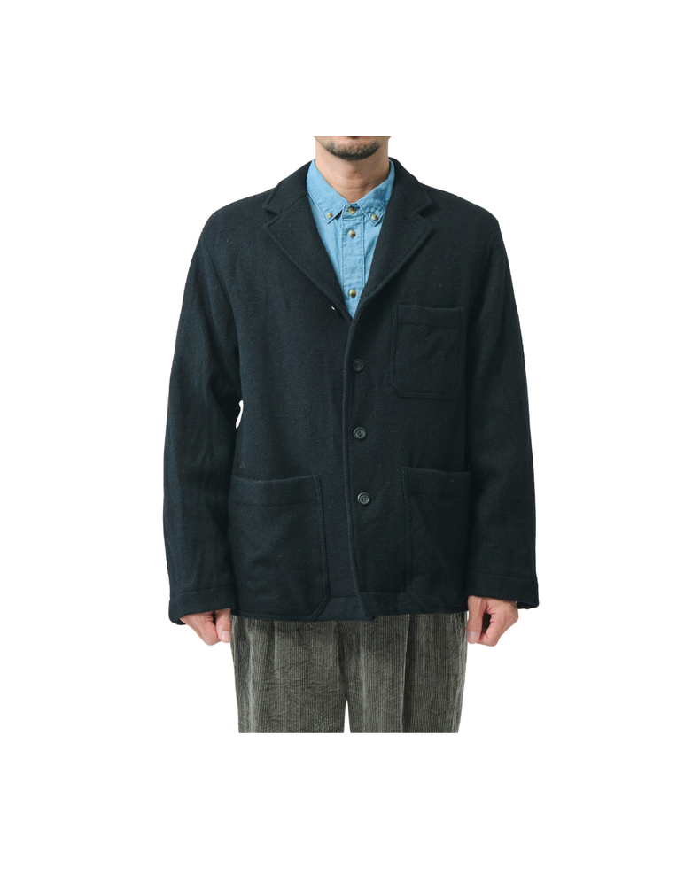 Harris Tweed Four-button Coverall Jacket