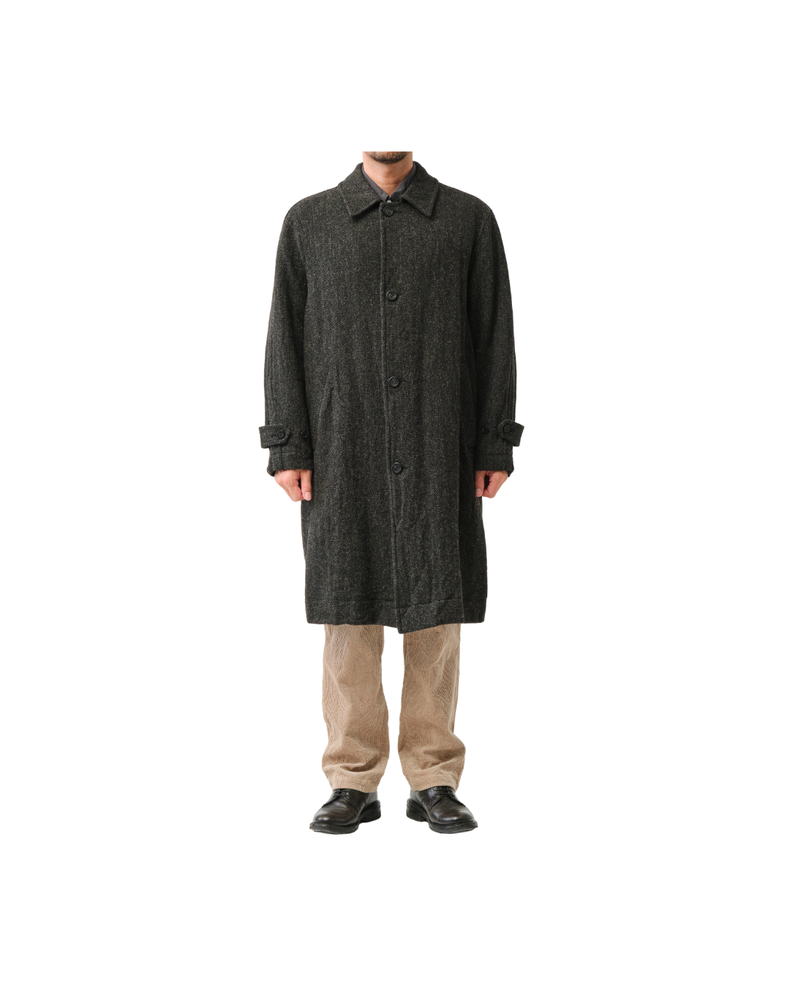 Harris Tweed Balmacaan Overcoat