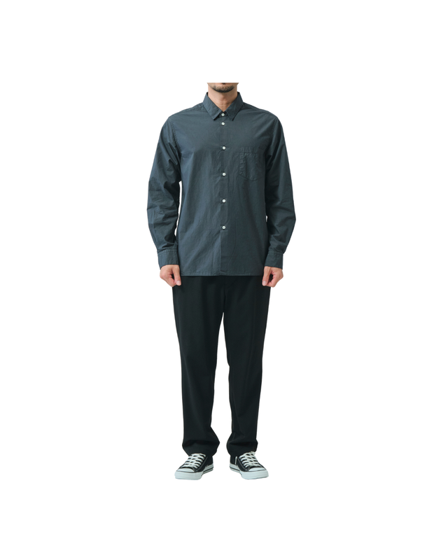 Organic Cotton Bloadcloth Regular Collar Shirt