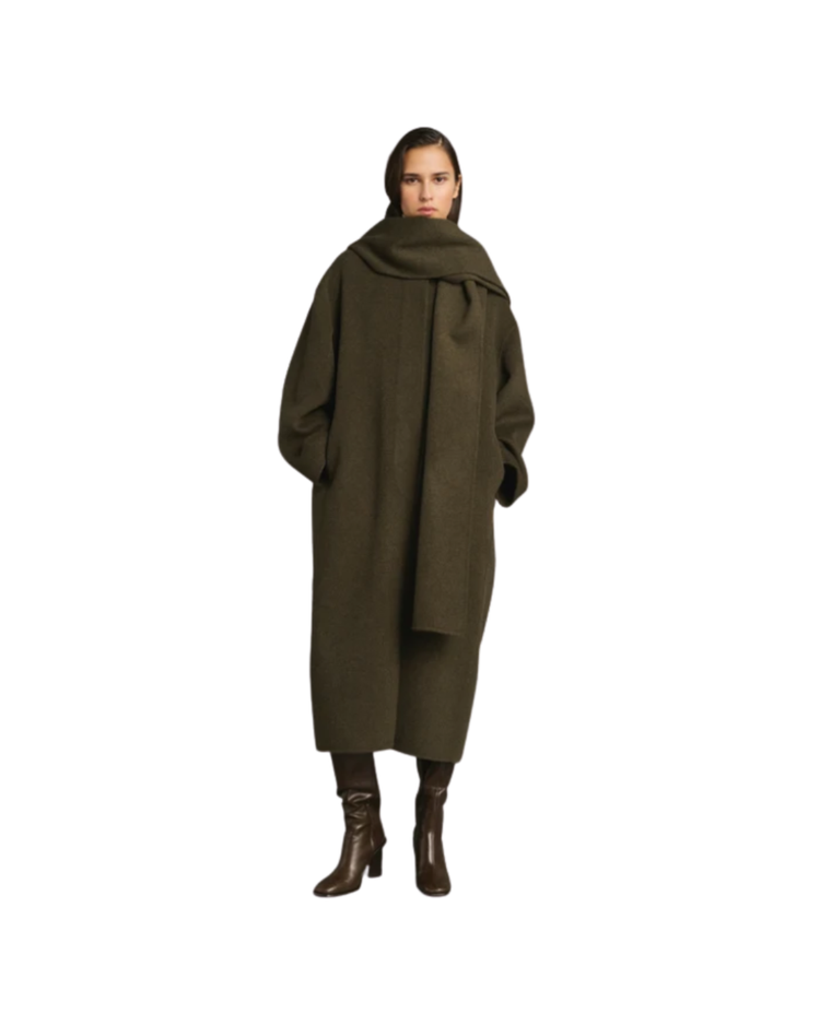 Finn Coat With Removable Scarf
