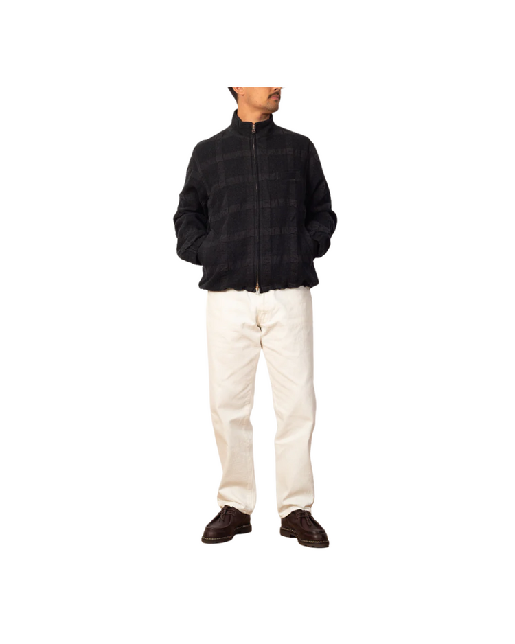 Check Zip Up Short Jacket