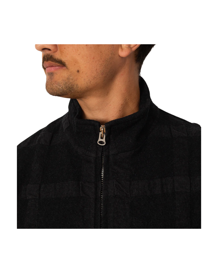 Check Zip Up Short Jacket