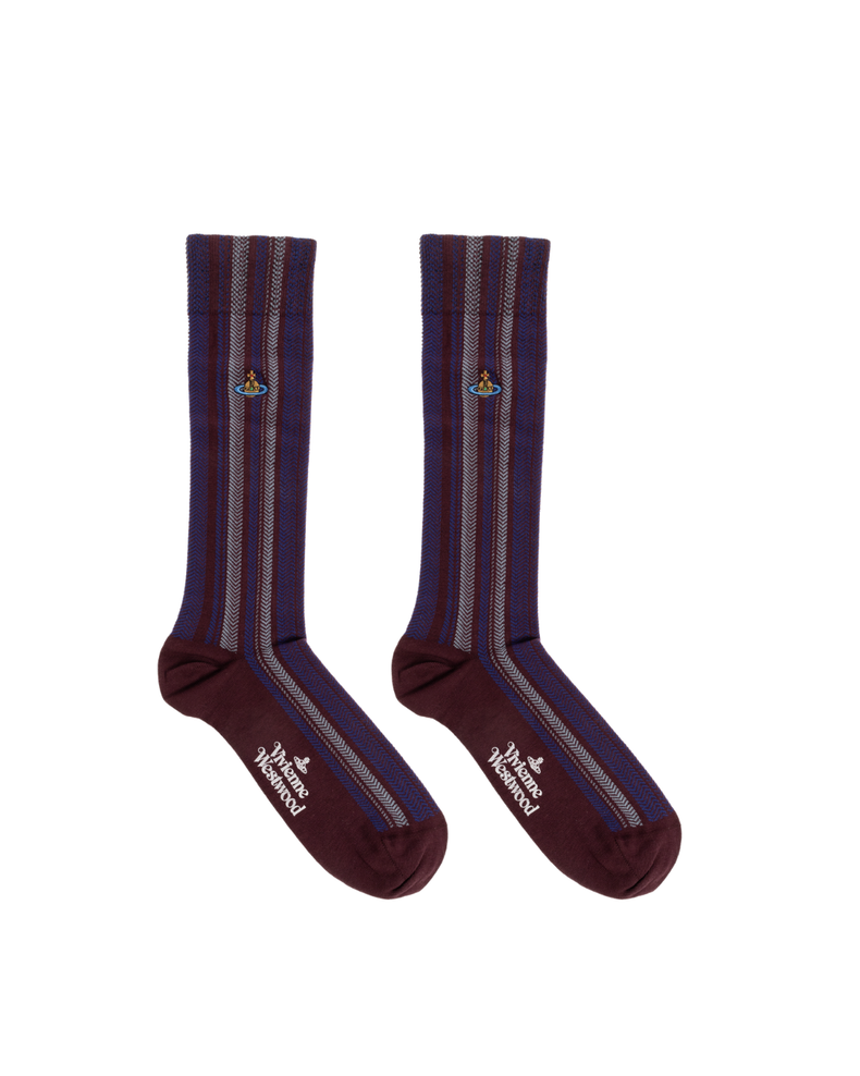 Herringbone Stripe Sock