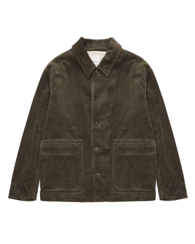 Corduroy Short Coverall Jacket