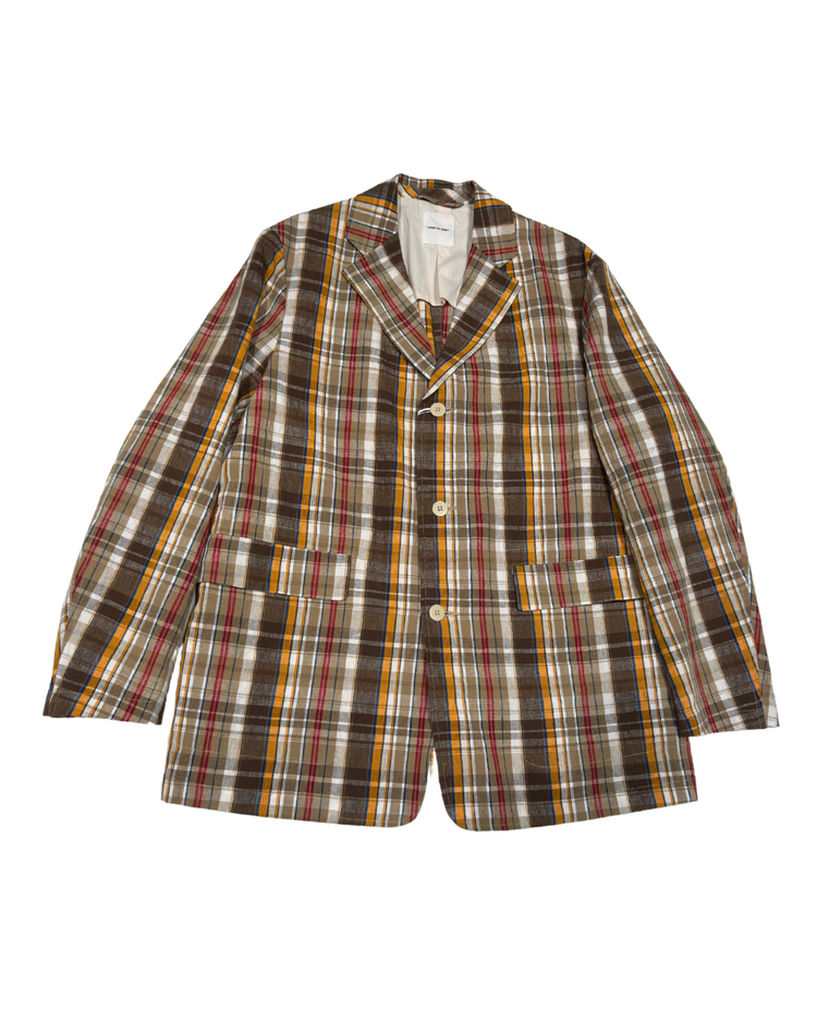 Madras Check Coverall Jacket