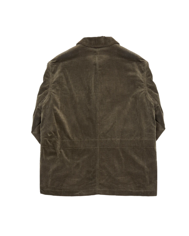 Corduroy Short Coverall Jacket