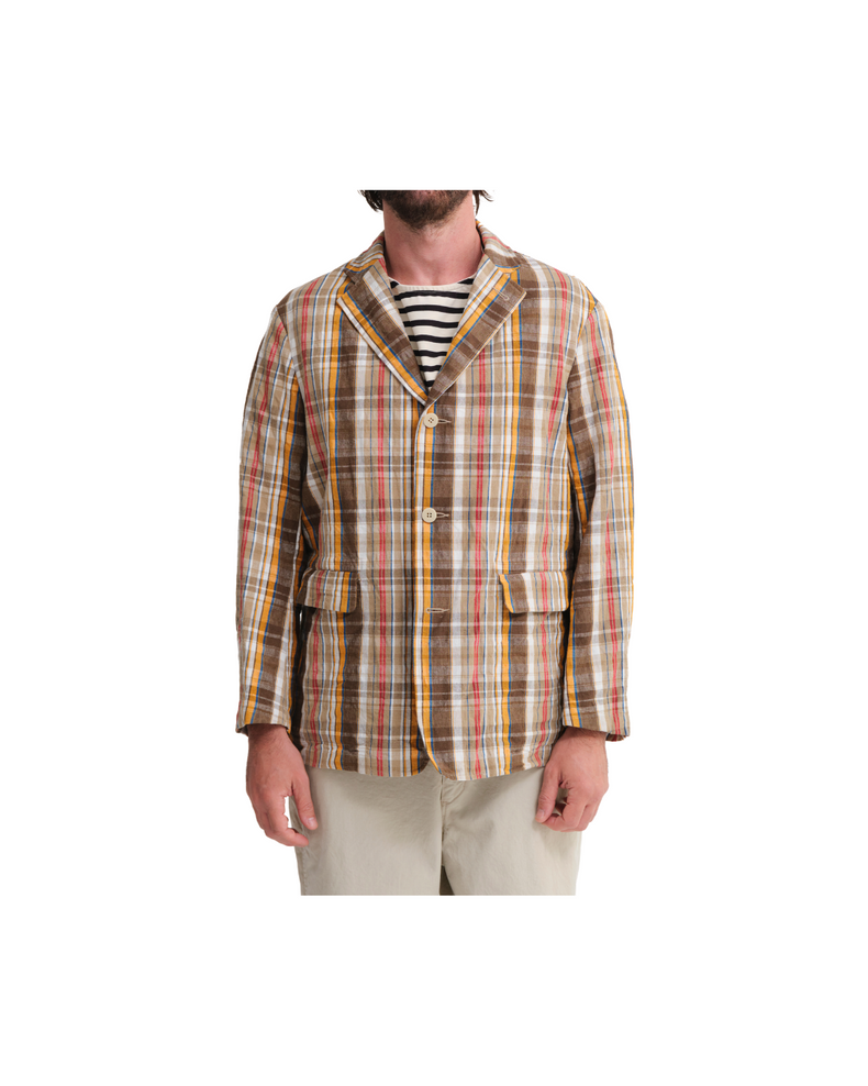 Madras Check Coverall Jacket