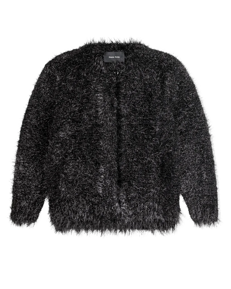 Tinsel Knit Sweater Jacket