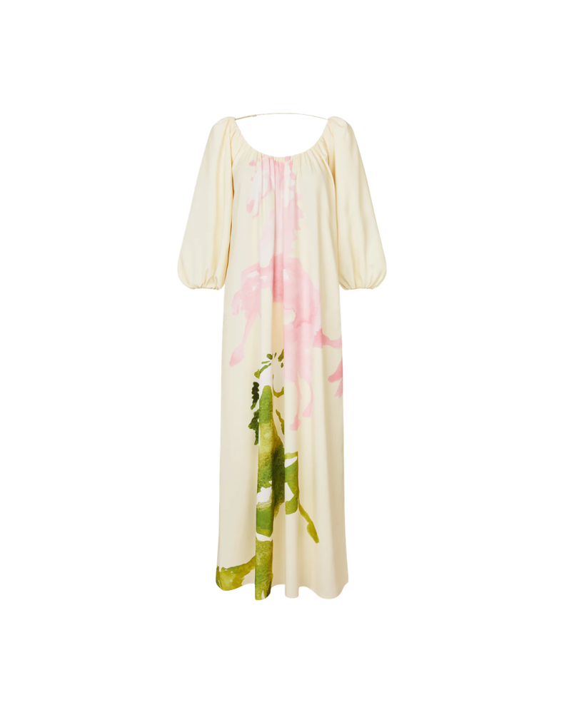 Romantic Voluminous Sleeve Dress