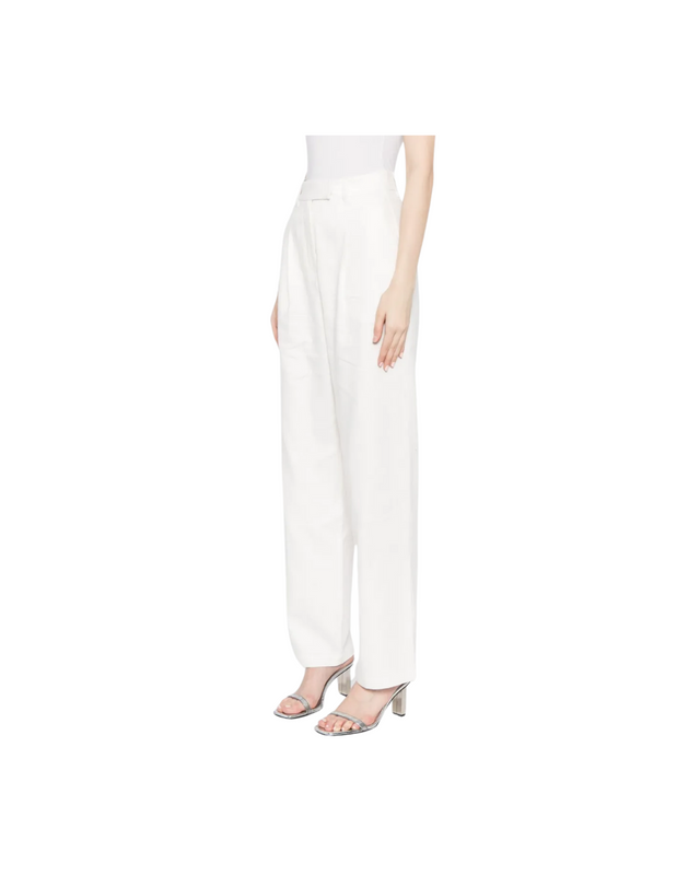 White Linen Trousers