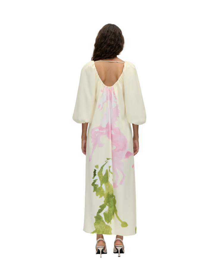Romantic Voluminous Sleeve Dress