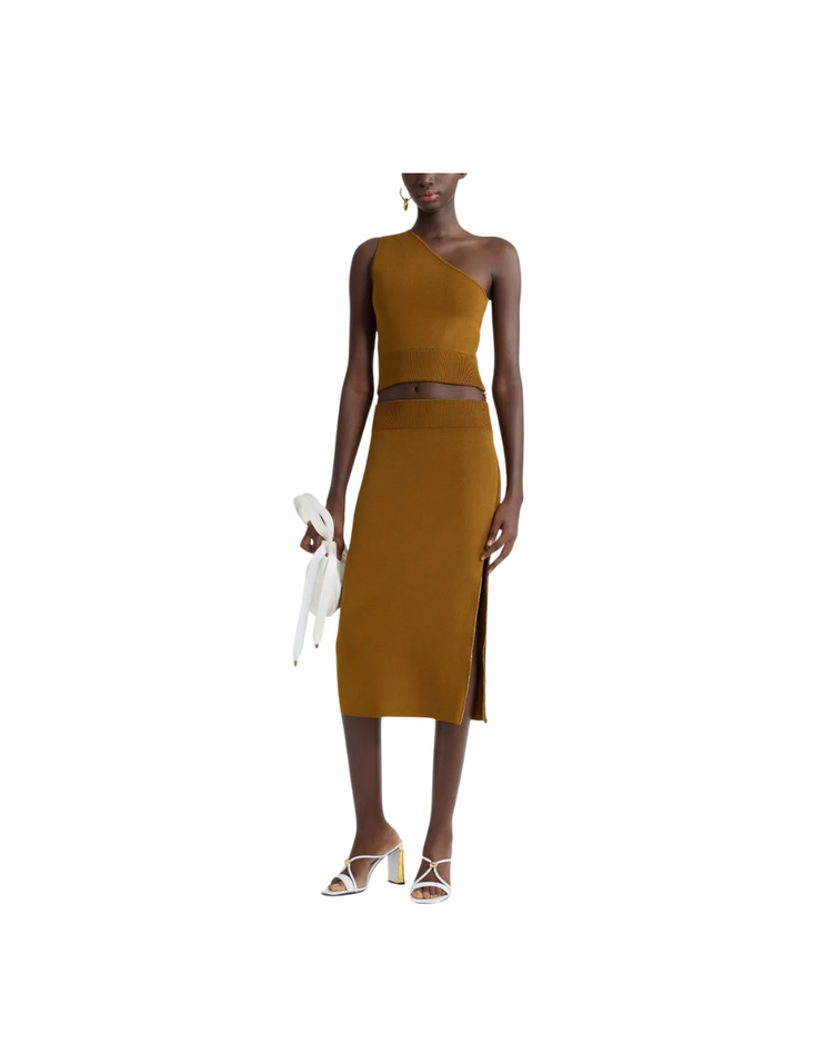 One Shoulder Knit Top