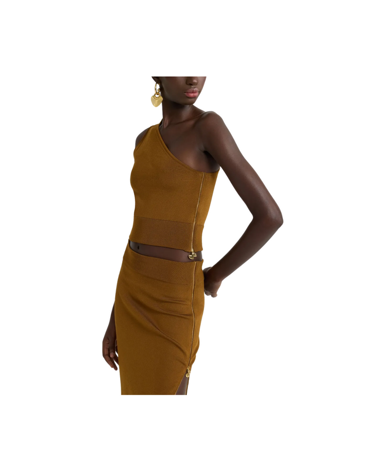 One Shoulder Knit Top